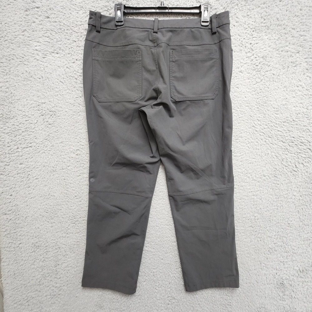Lululemon Commission Pants Mens 34x27 Gray Straight Leg Performance Stretch‎ - Picture 3 of 12
